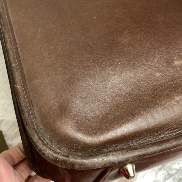 Coach vintage brown leather legacy bag 9966